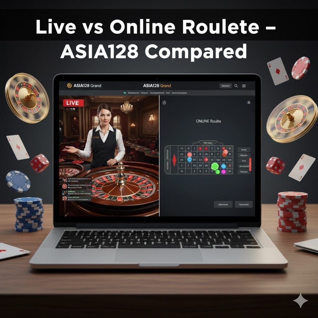 Compare Live And Online Roulette Options At ASIA128